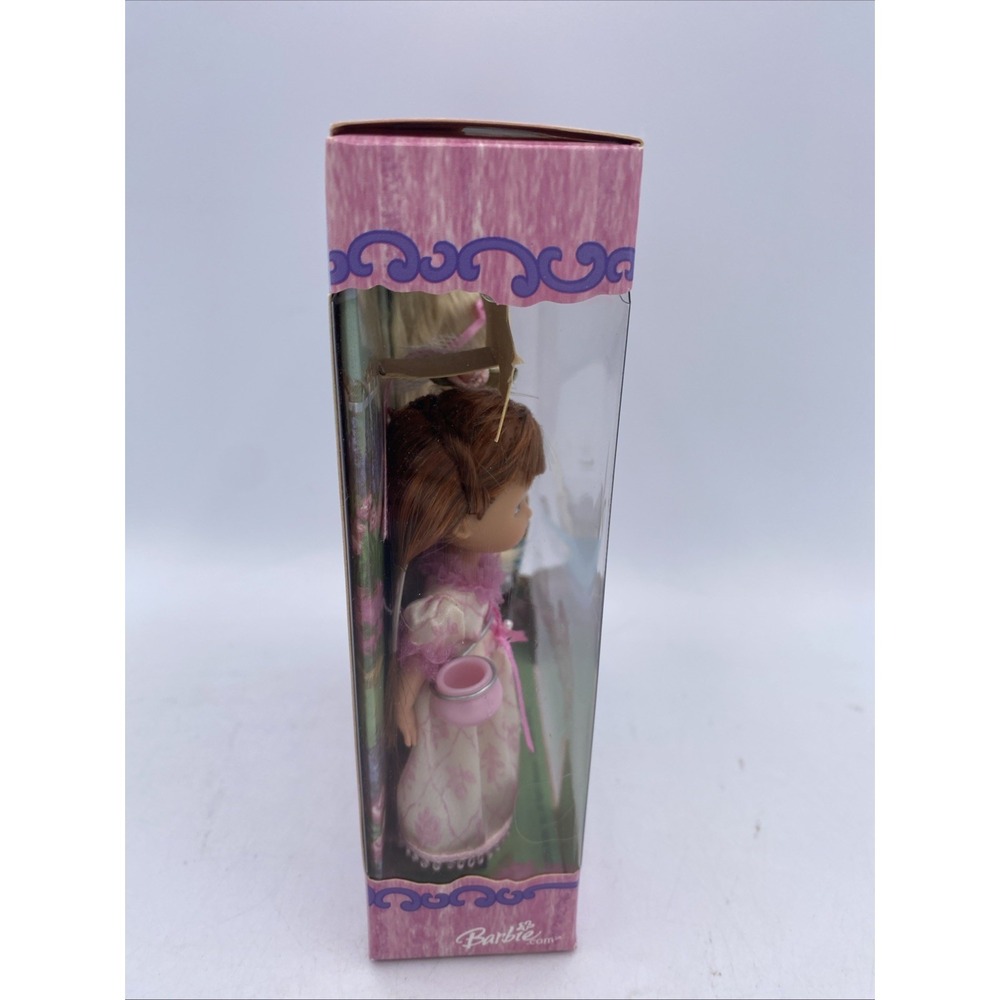 2004 Barbie Kelly FANTASY TALES TEA PARTY Pink/Blue Gown G8381 NRFB - Picture 6 of 14